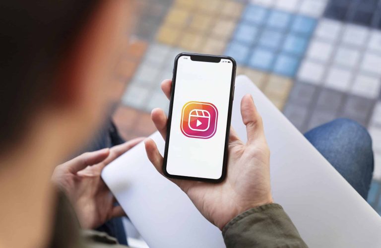 Logo d'Instagram - réseau social de partage de photos et vidéos en France